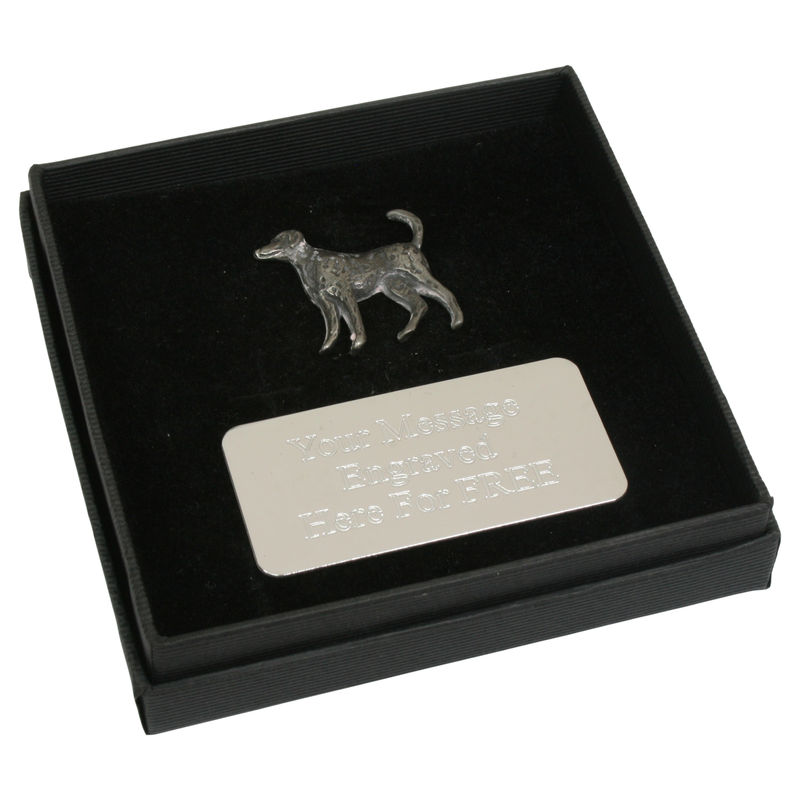 Dalmatian Pewter Pin Badge With Cufflinks & Tie Slide Option Dog Gift