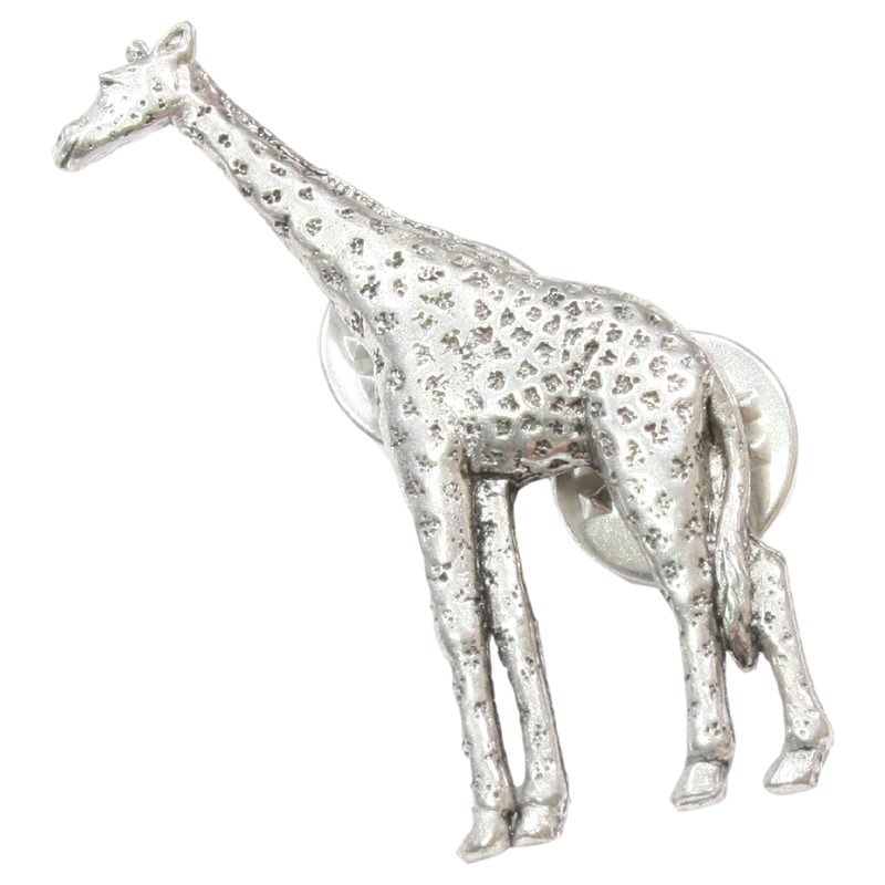 Giraffe Pin Badge, Cufflinks & Tie Clip