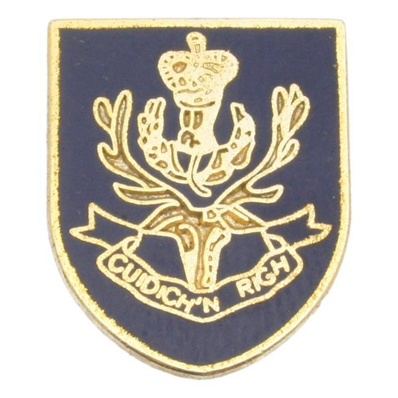 Queens Own Highlanders Pin Badge