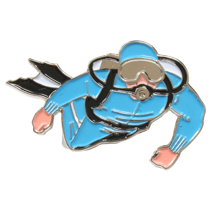 diver Pin Badge