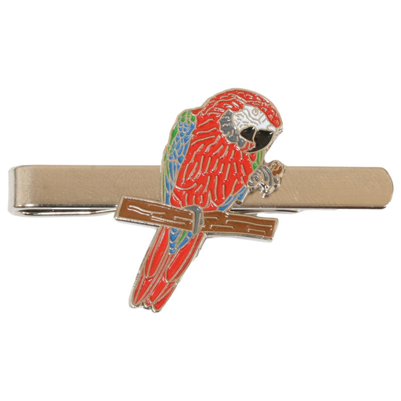 Macaw Parrot Tie Clip