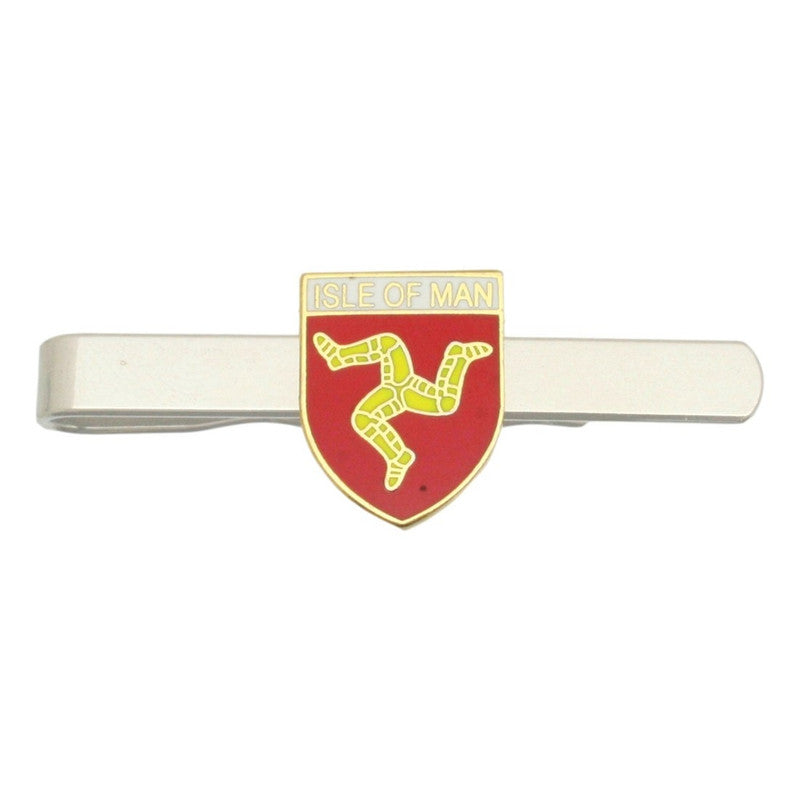 Isle Of Man Shield Plane Tie Clip