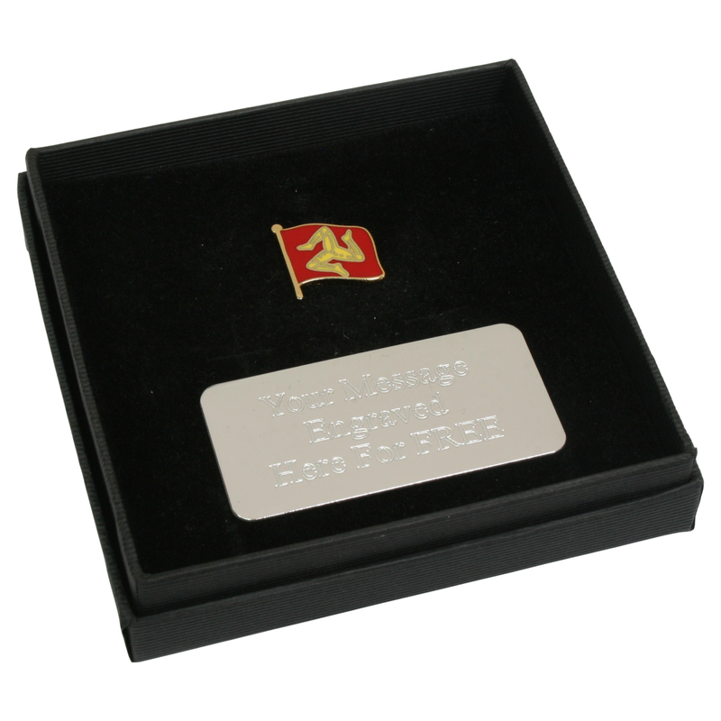 Isle Of Man Flag Plane Gift Box
