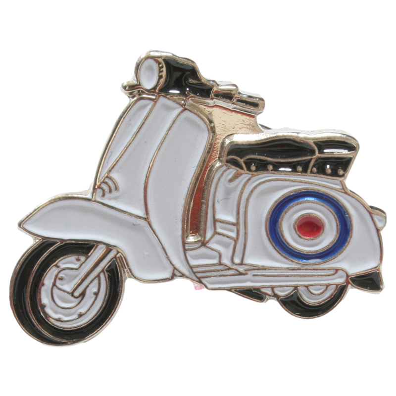 Mods Scooter Pin Badge