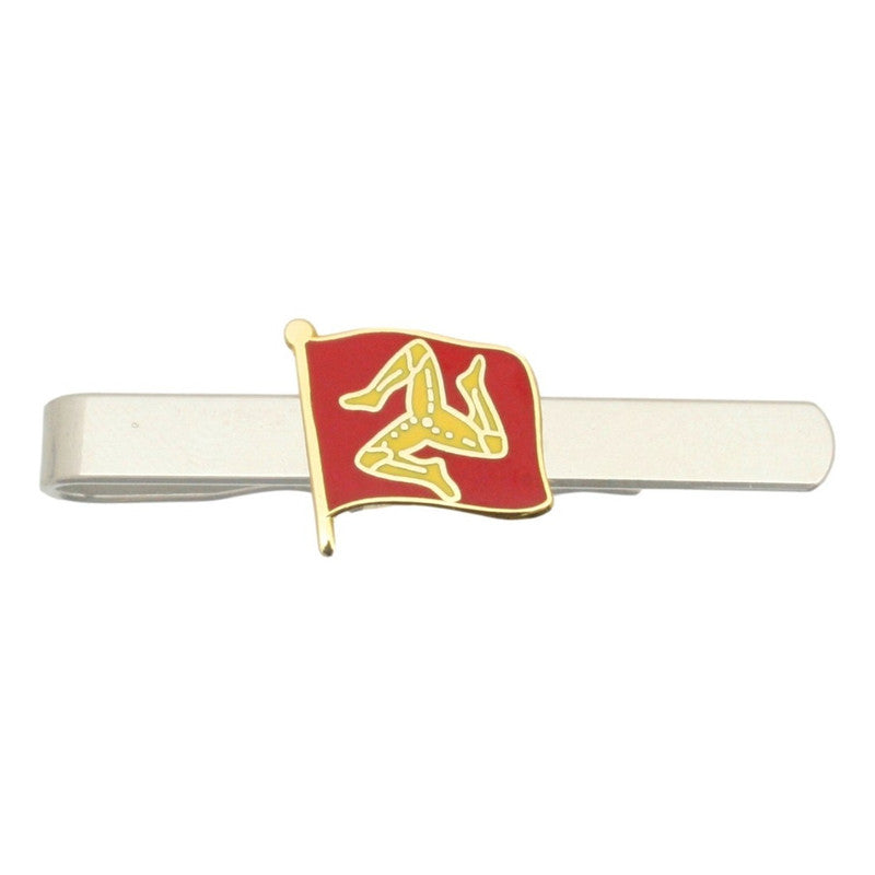 Isle Of Man Flag Plane Tie Clip