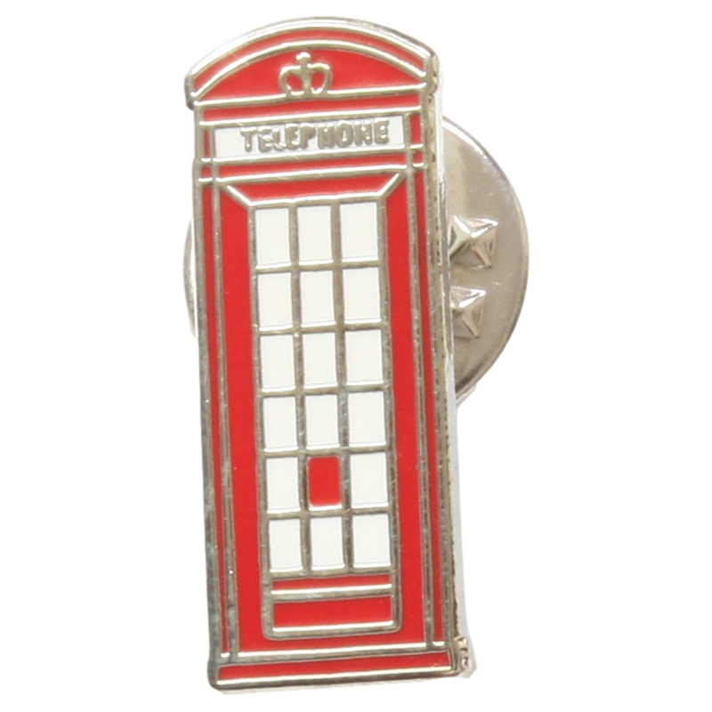 Phone Box Pin Badge