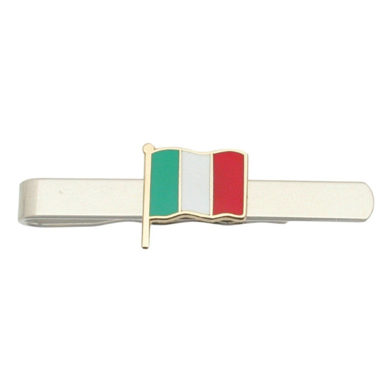 Italian Flag Tie Clip