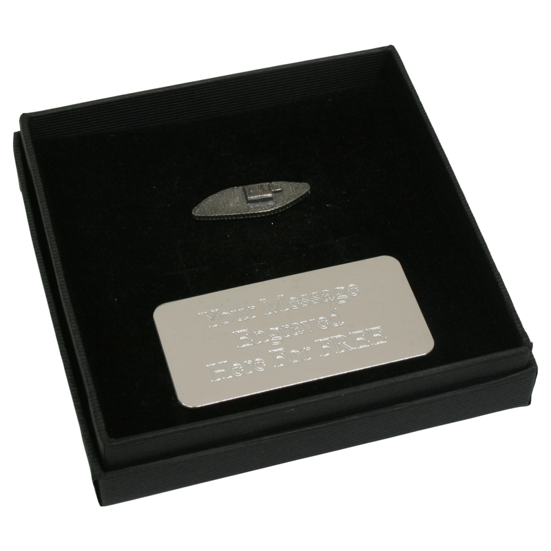 WW1 Tank Pin Badge Tie Slide & Cufflink Options