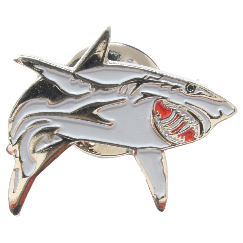 shark Pin Badge
