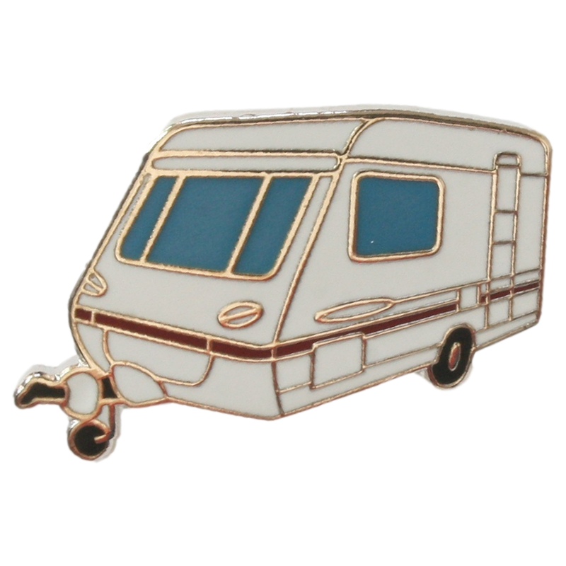 Caravan Pin Badge