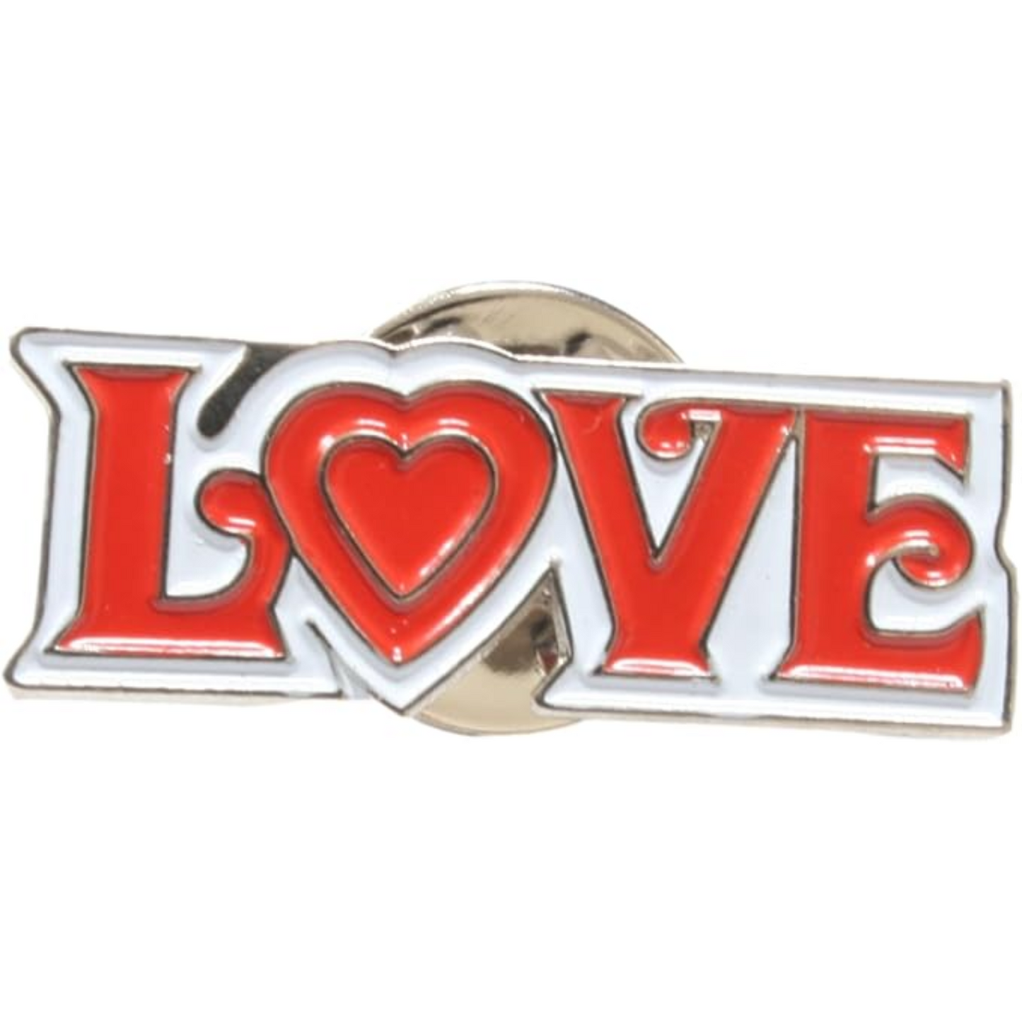 Love Enamel Pin Badge and Tie Tac Option