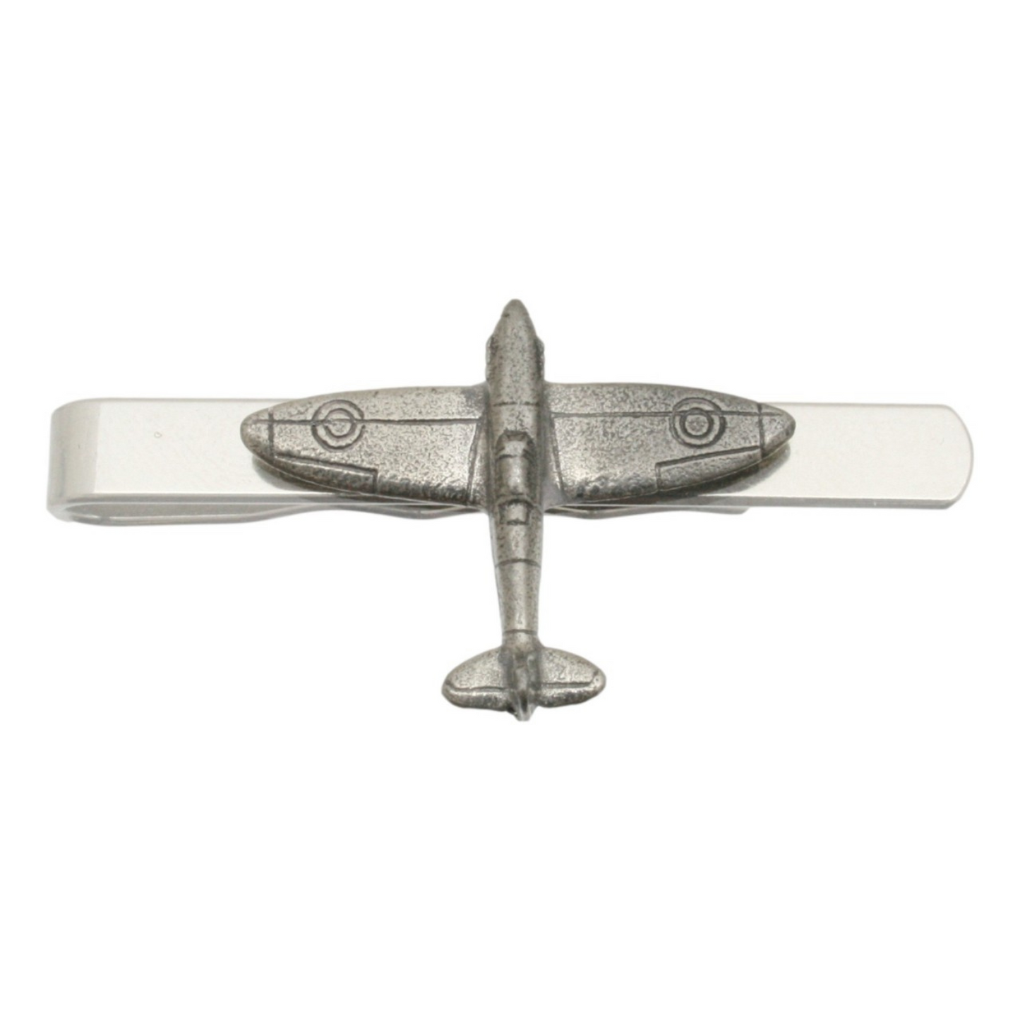Spitfire Pewter Pin Badge With Cufflinks & Tie Slide Option