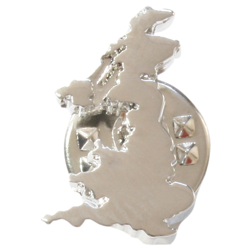 Great Britian Outline Pin Badge