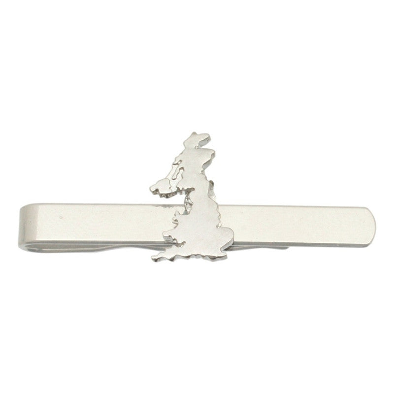 Great Britian Outline Tie Clip