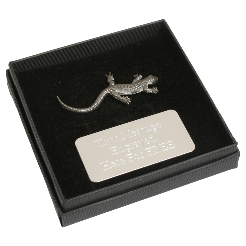 Lizard Pin Badge, Cufflinks & Tie Clip