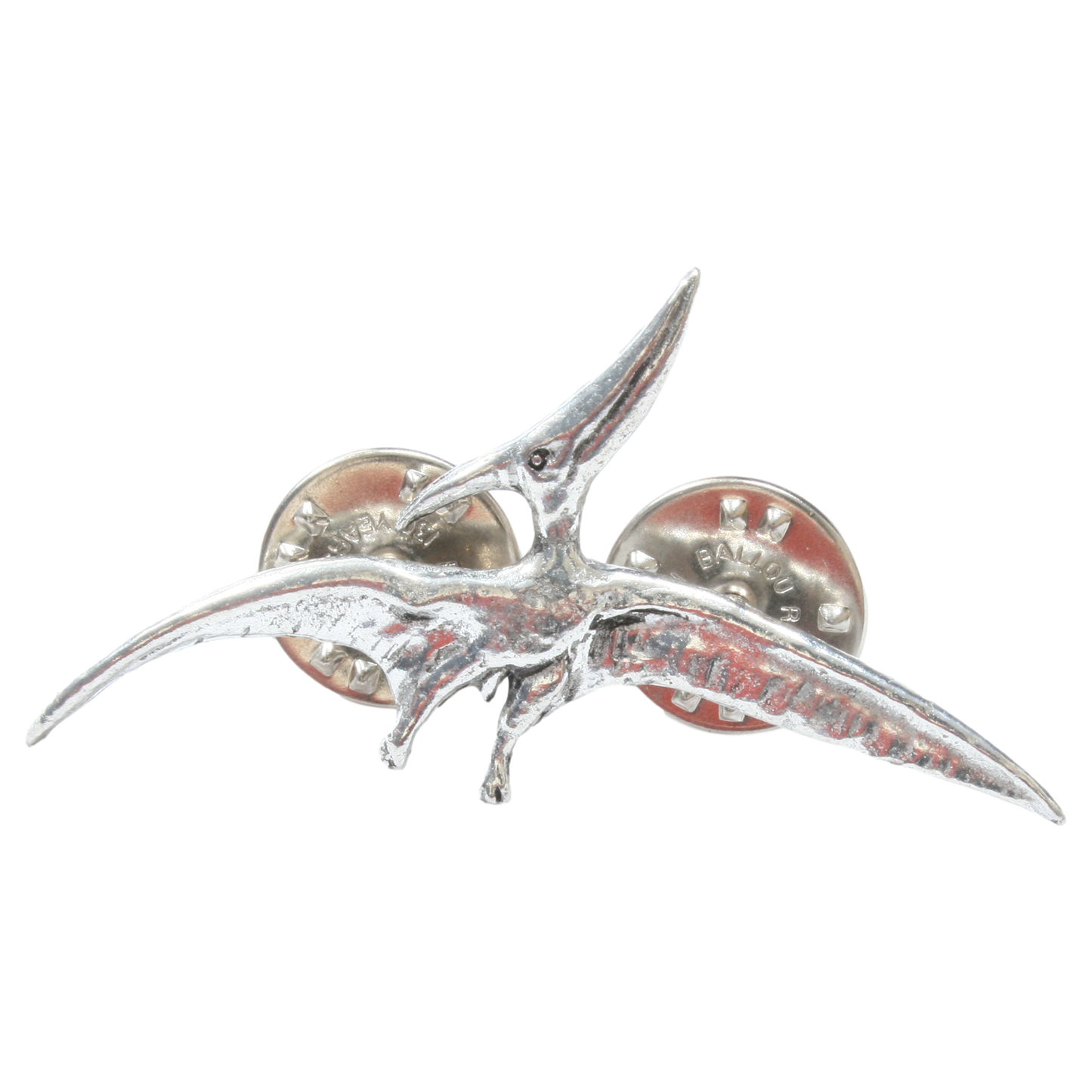 Pterosaur Dinosaur Pewter Pin Badge & Tie Slide Option