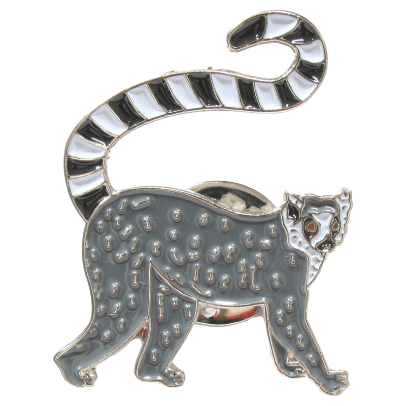 Lemur Pin Badge