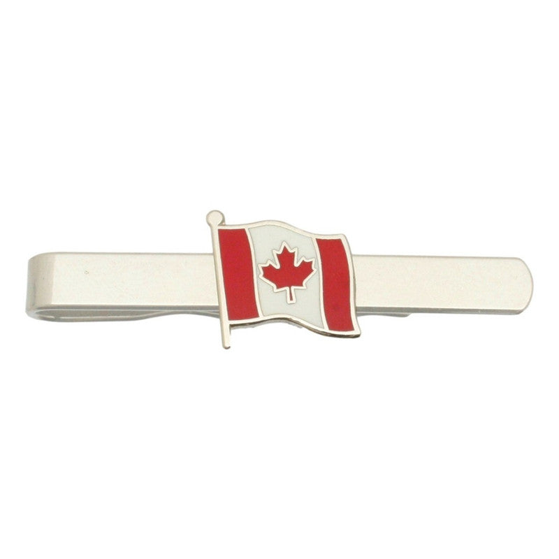Canadian Flag Tie Clip