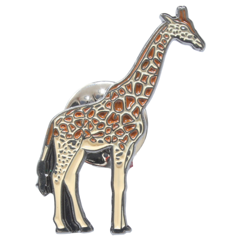 Giraffe Pin Badge