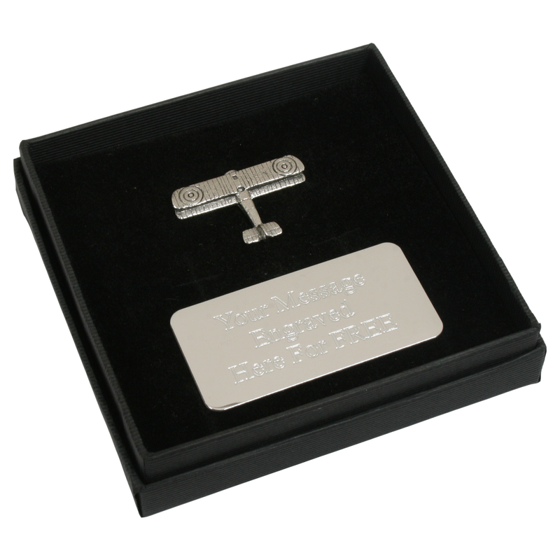 Biplane Pin Badge Vintage Flight