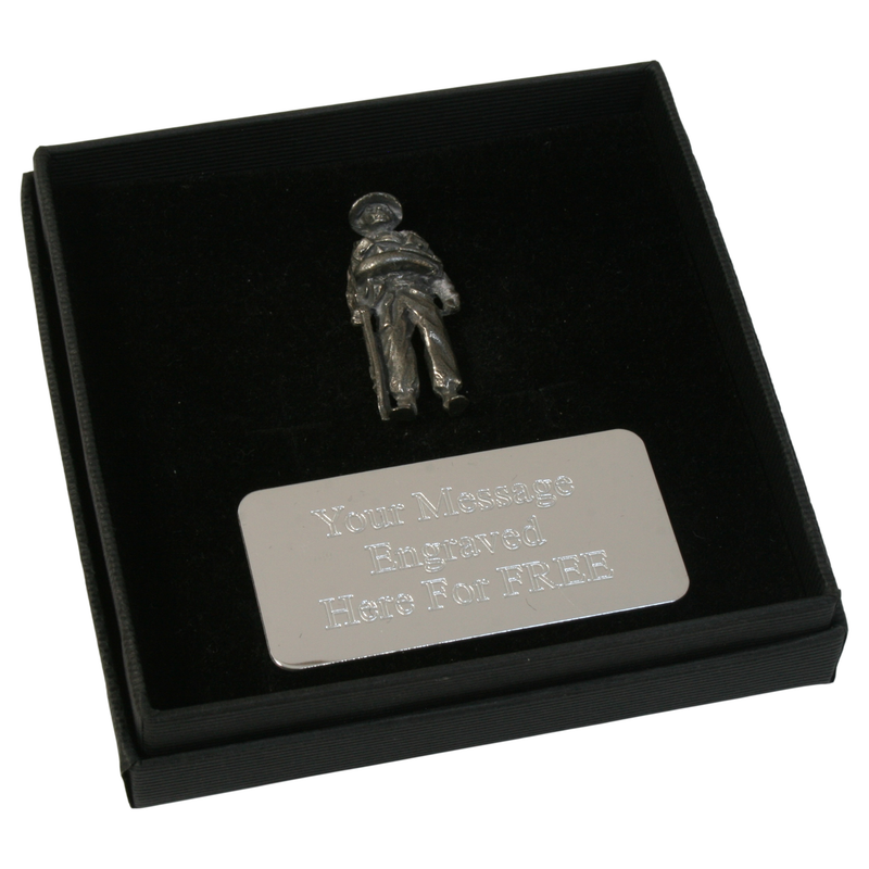 Army Soldier Pin Badge Tie Slide & Cufflink Options