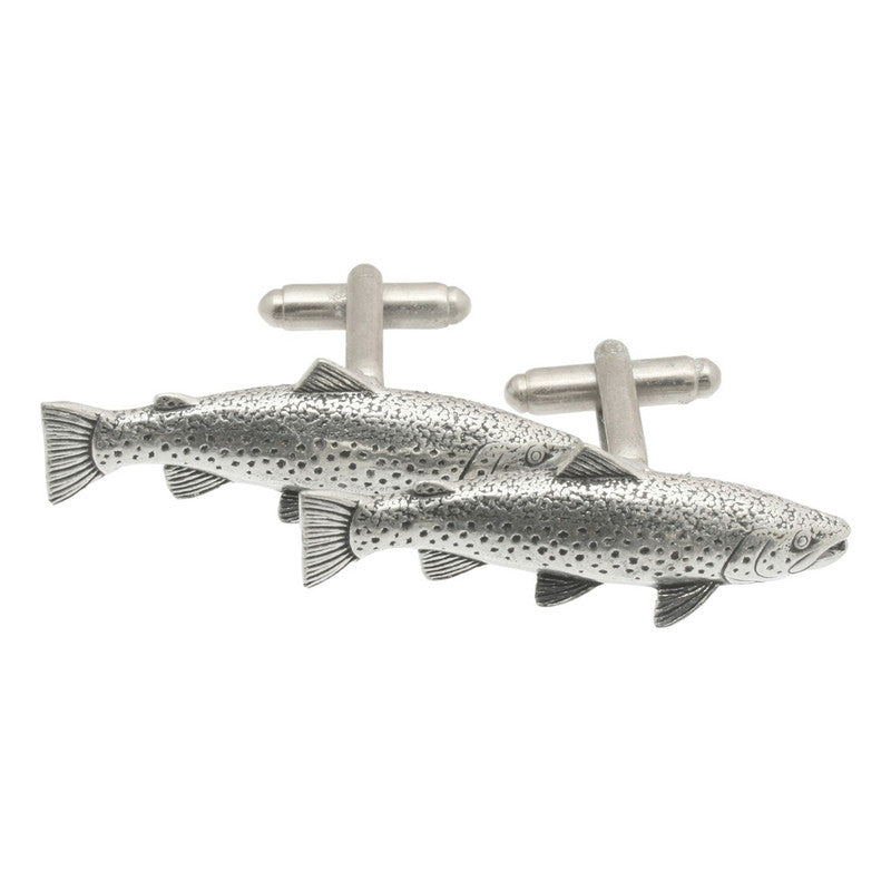 Brown Trout Fish Cufflinks
