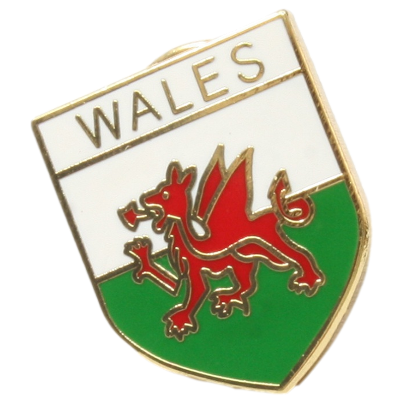 Welsh Shield Pin Badge