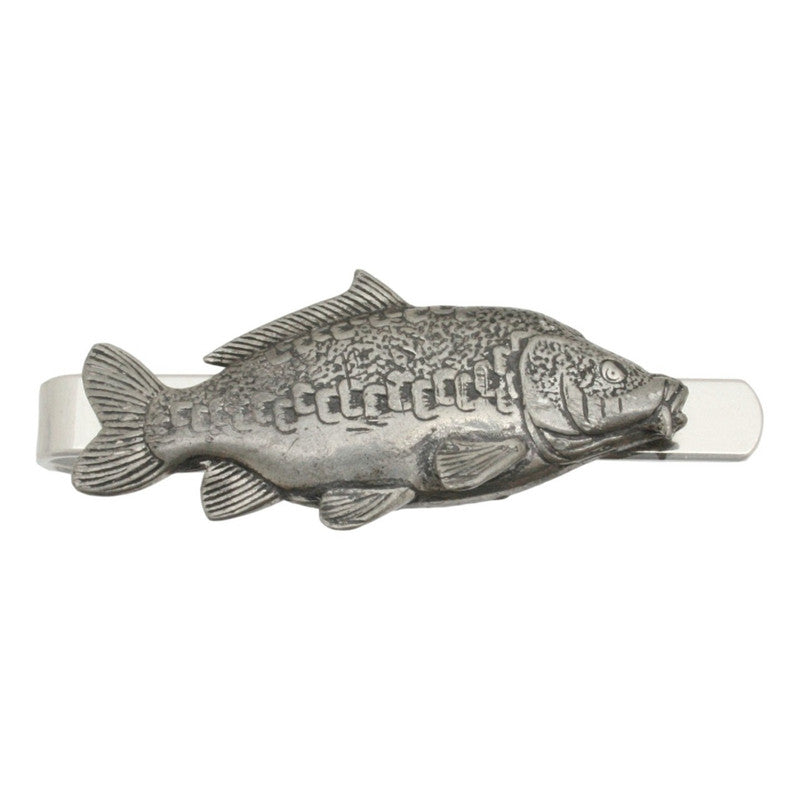 Mirror Carp Fish Tie Clip