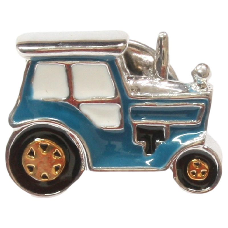 Green Tractor Pin Badge
