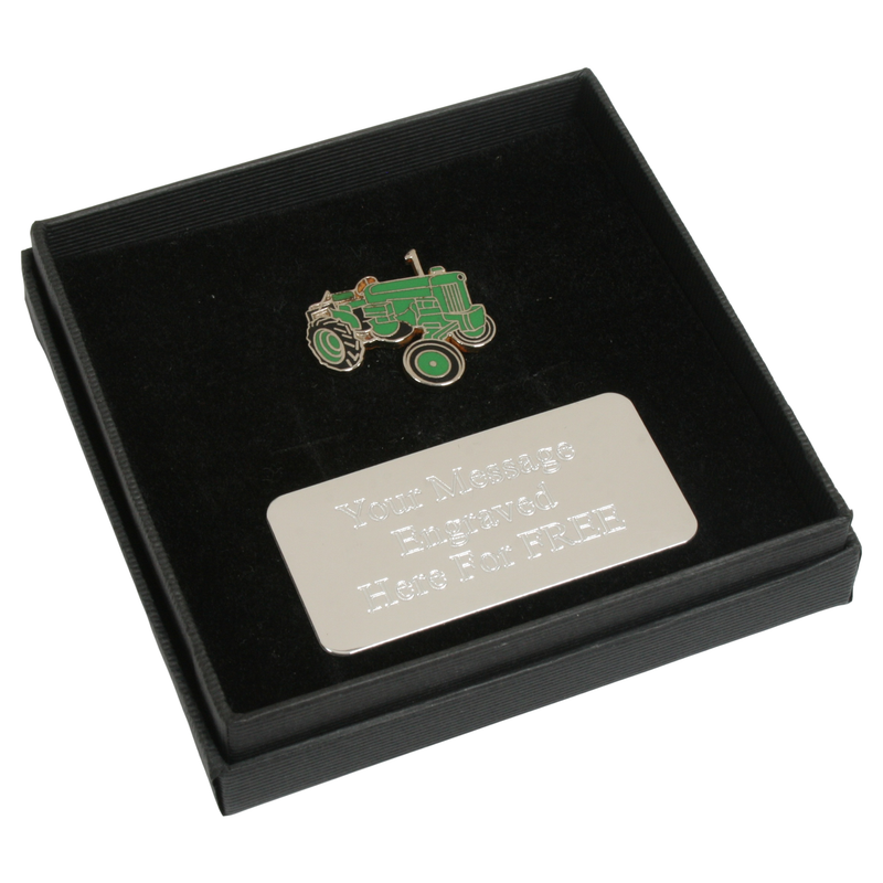 Old Green Tractor Gift Box