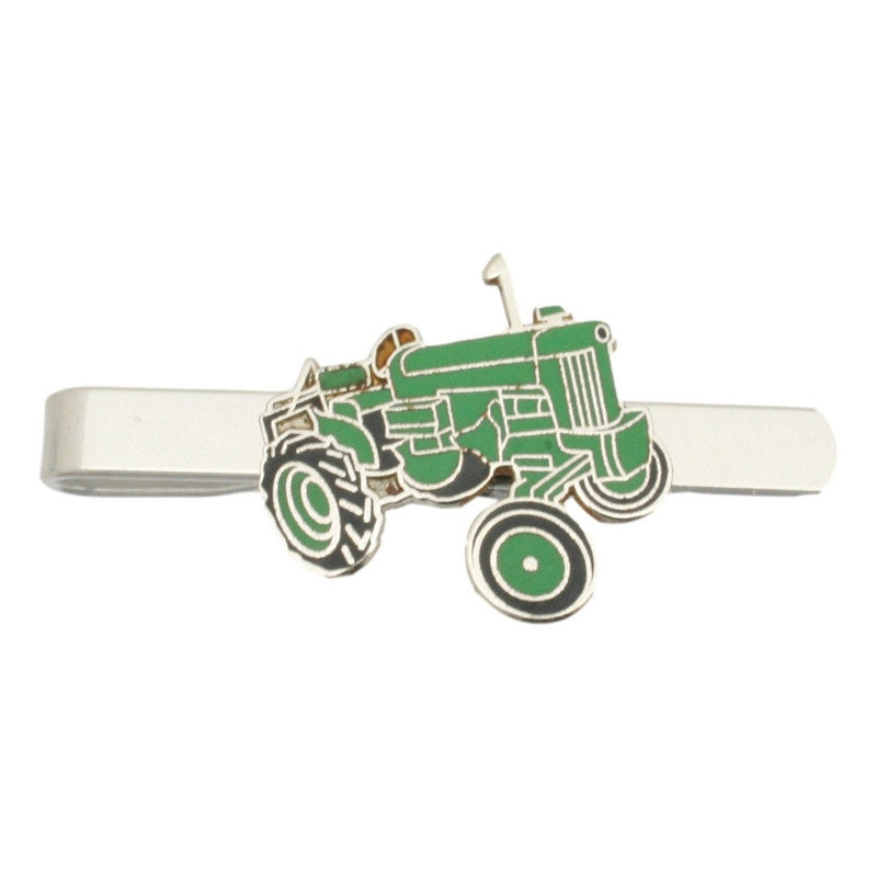 Old Green Tractor Tie Clip