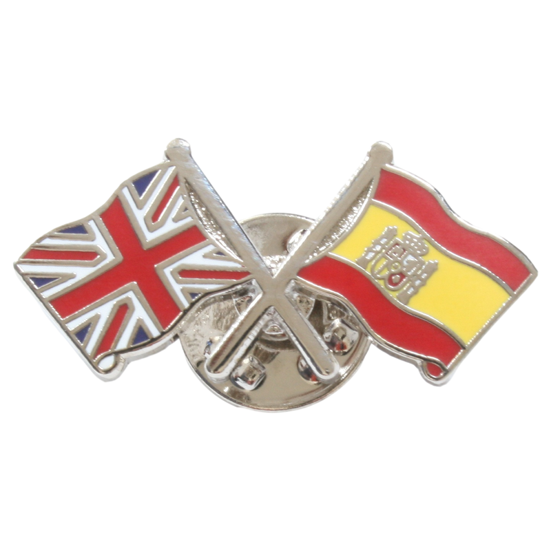 Union Jack Spain Union Pin Badge