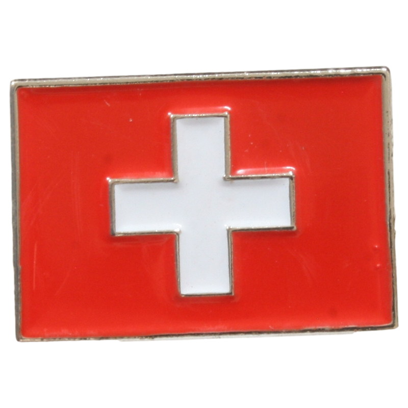 Swiss Flag Pin Badge