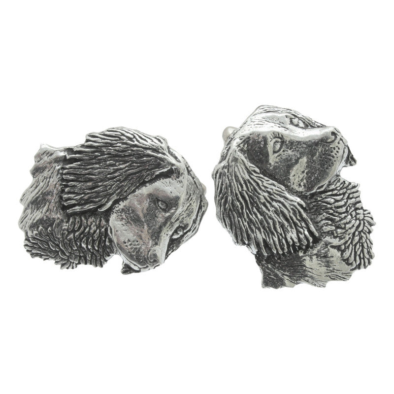 Spaniel Head Tie Clip
