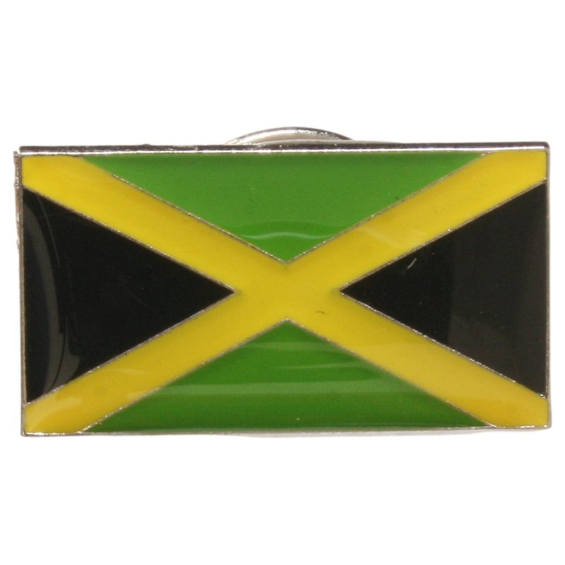 Jamaican Flag Pin Badge