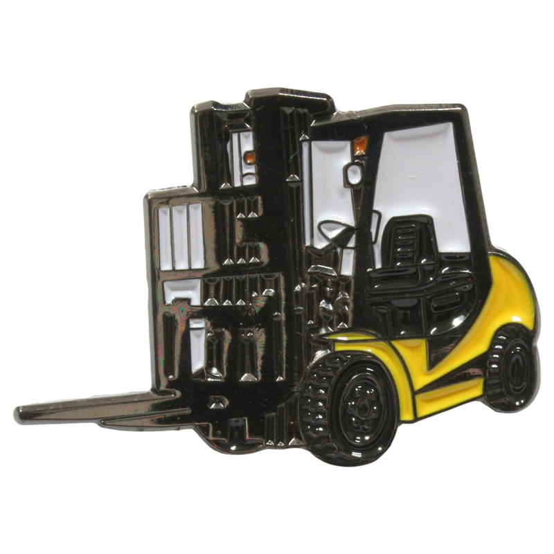Forklift Pin Badge