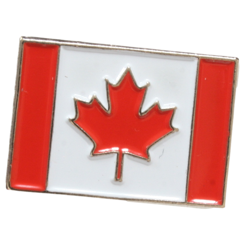 Canadian Flag Pin Badge