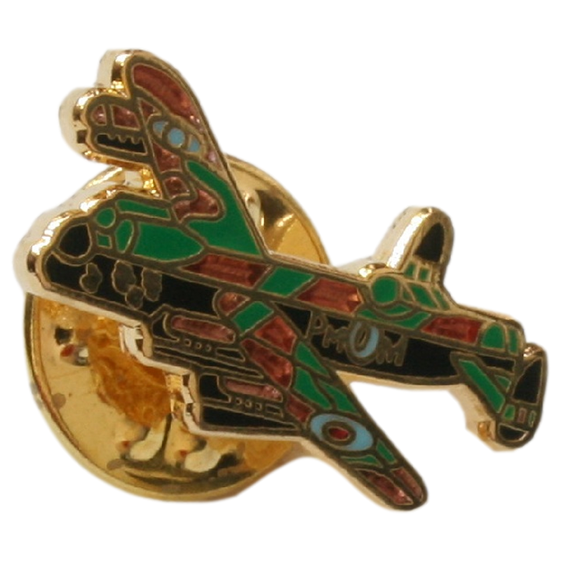 Camo Lancaster Pin Badge