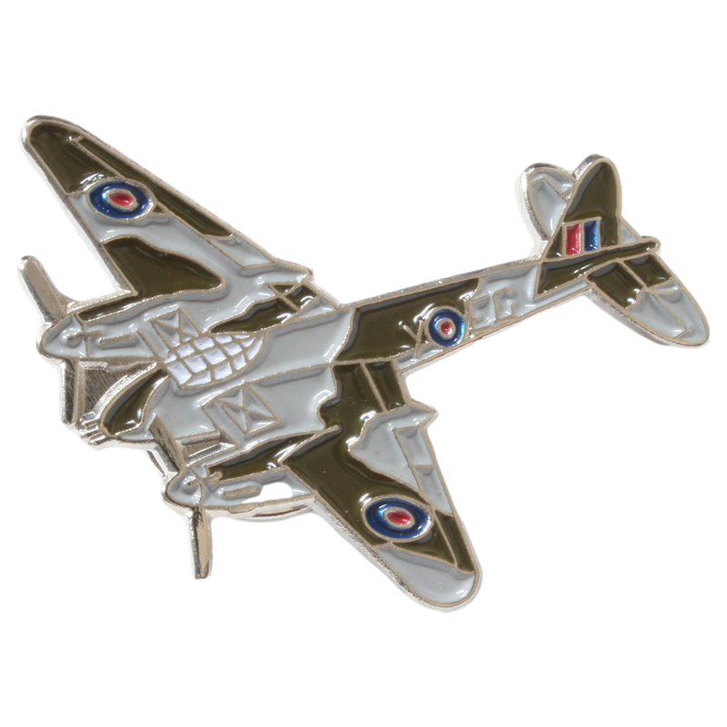 Mosquito Plane Pin Badge