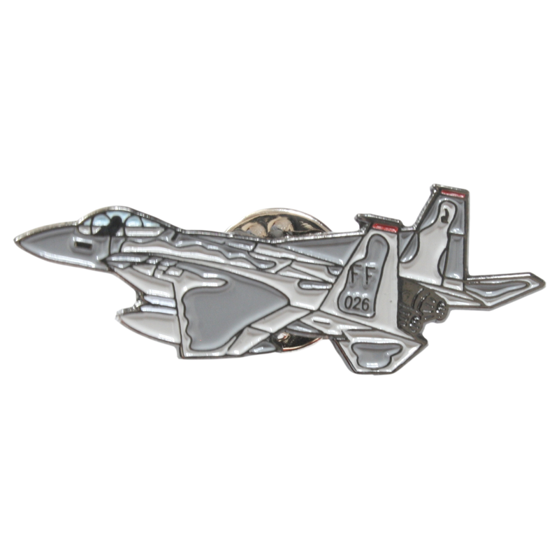 Military F15 Pin Badge