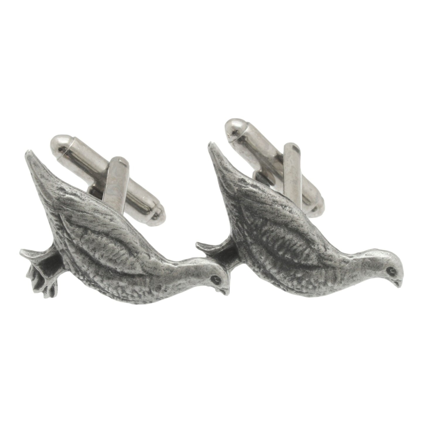 Grouse Sitting Cufflinks Pin Badge and Tie Slide Style Gift