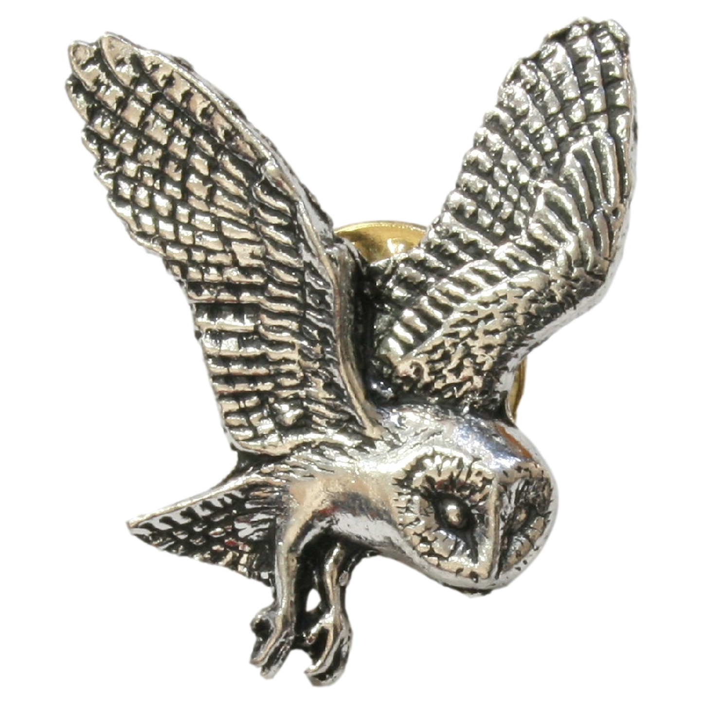 Barn Owl Cufflinks Pin Badge and Tie Slide Option