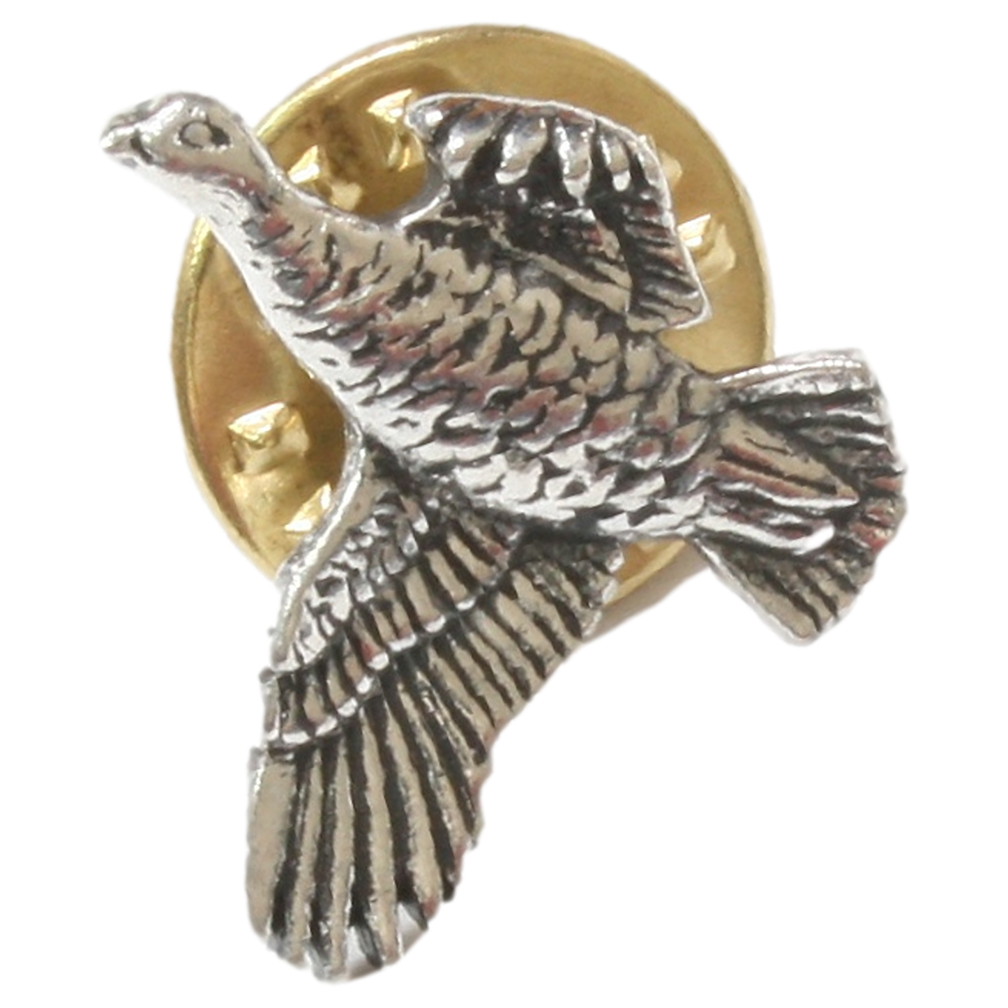 Grouse Flying Cufflinks Pin Badge and Tie Slide Option Gift