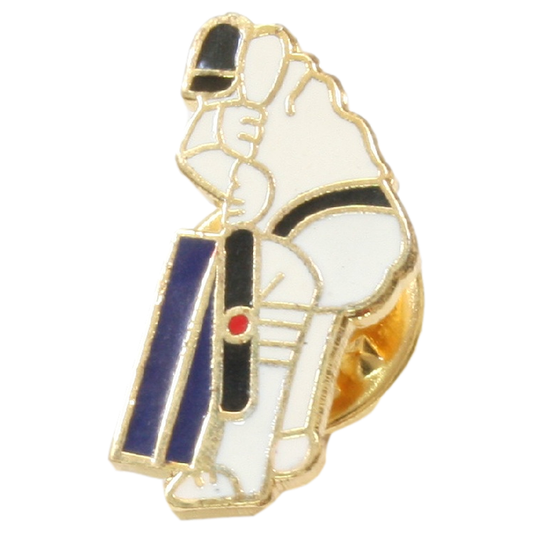 Cricket Pin Badge