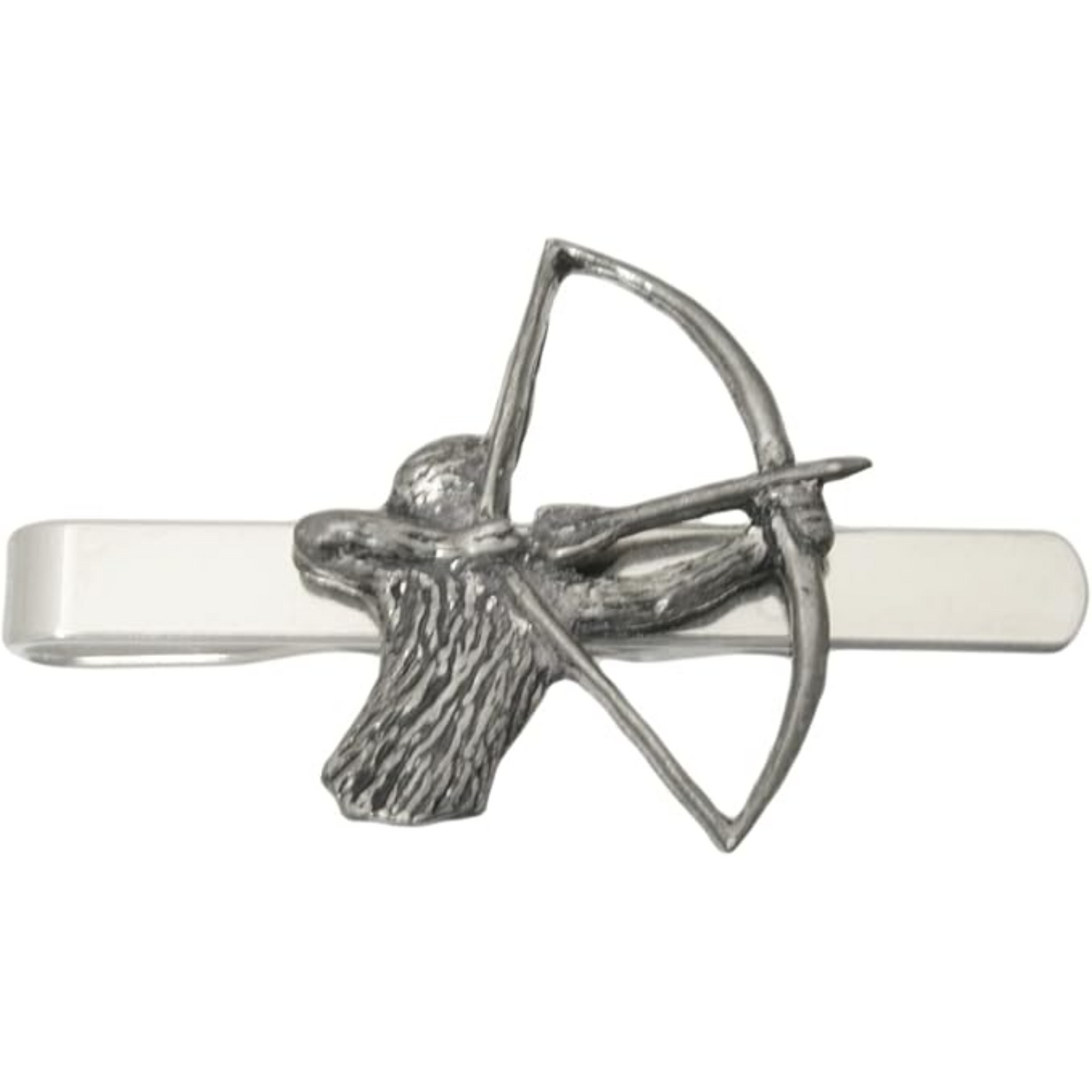 Archer Pewter Pin Badge With Cufflinks & Tie Slide Option