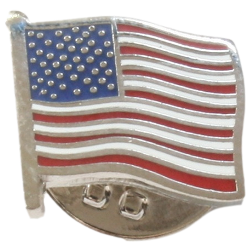 USA Flag Pin Badge