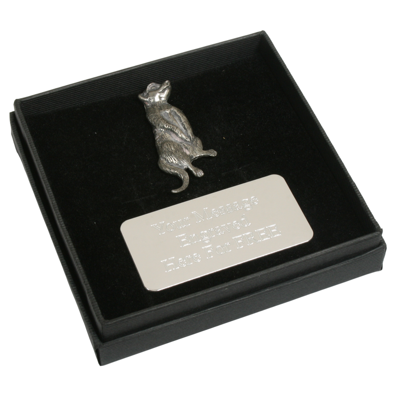 Meerkat Pin Badge, Cufflinks & Tie Clip