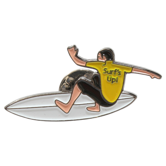 Surfer Pin Badge