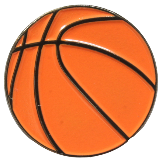 Basketball Pin Badge
