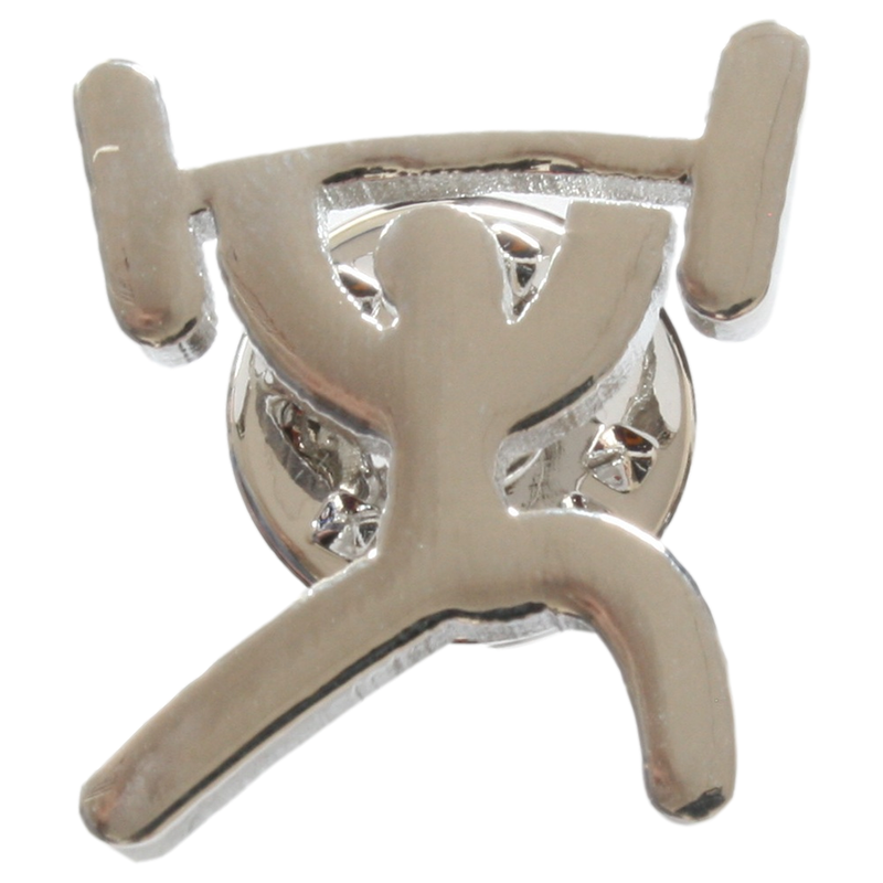 Weightlifter Pin Badge